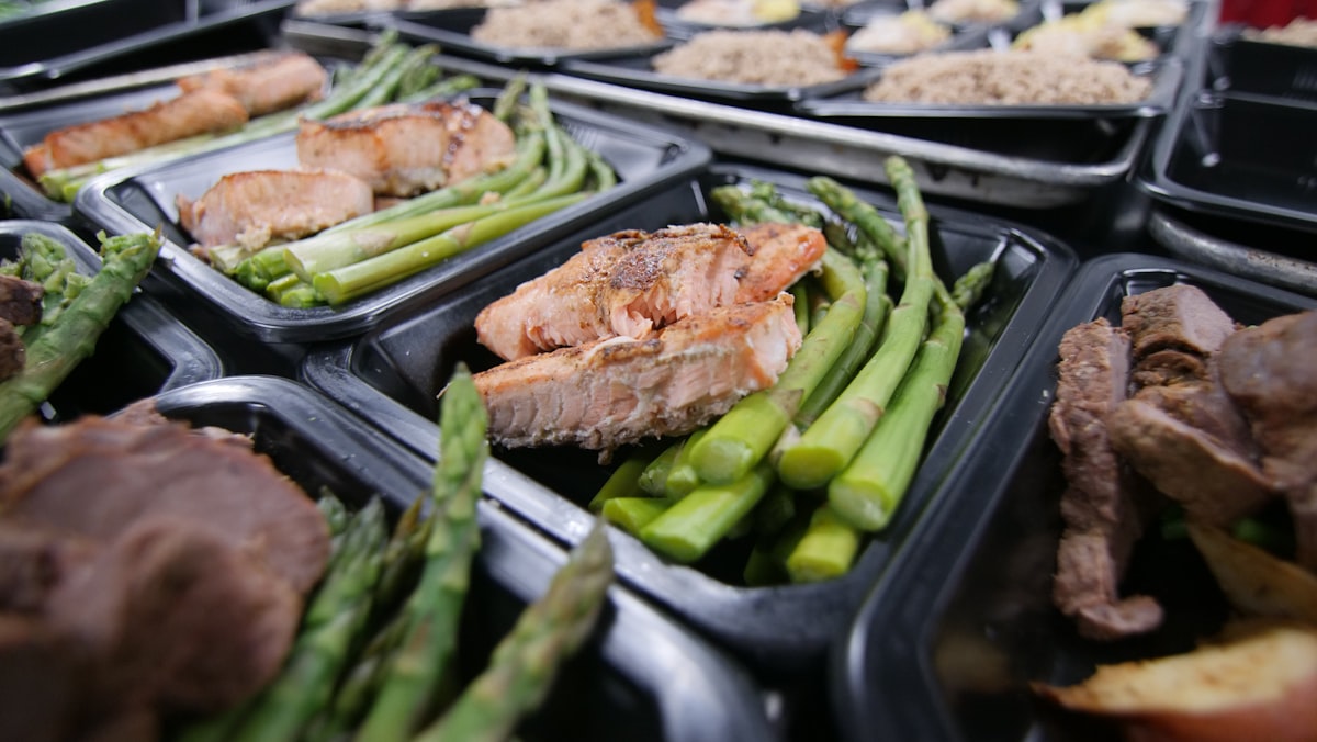 Atleta con preparazione nutrizionale